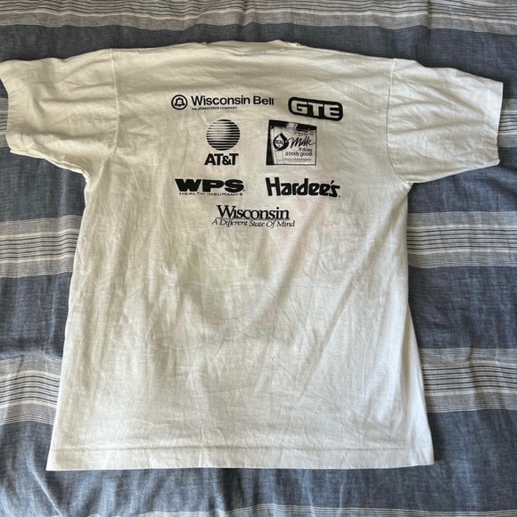 90s Single Stitch Vintage Badger State Summer Games Tee - Picture 3 of 4